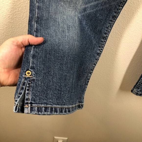 Vintage Silver Jean Capri Pants Denim 29 - Picture 3 of 9